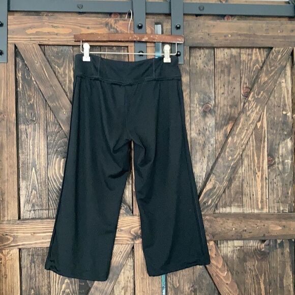 Adidas wide leg cropped Climalite leggings small - Picture 2 of 4